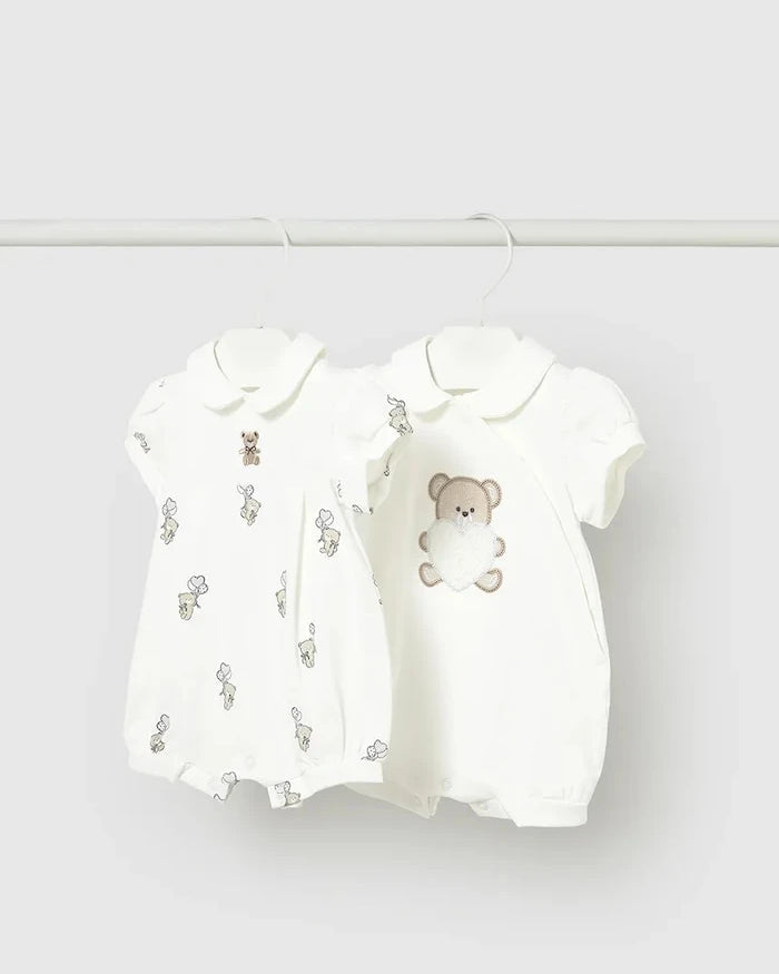 Mayoral Newborn Bebek Kısa Tulum (2 Adet)