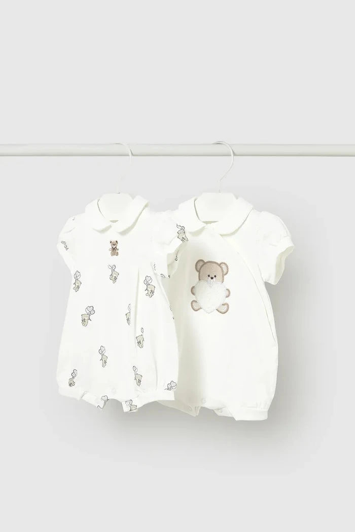 Бебешки къс гащеризон Mayoral Newborn (2 броя)