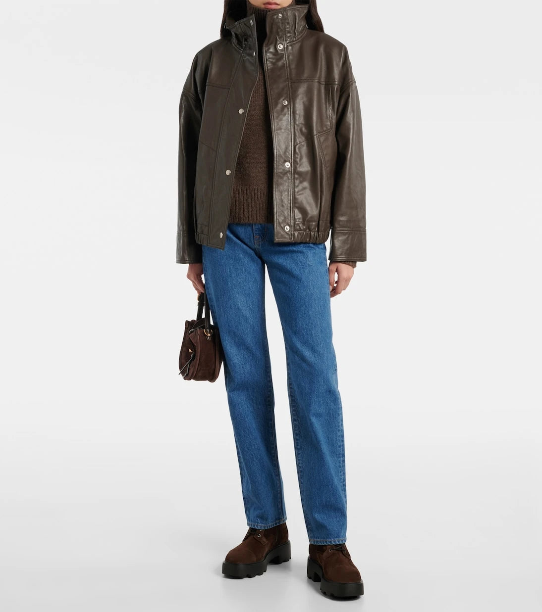 Tory Burch - T Monogram suede combat boots