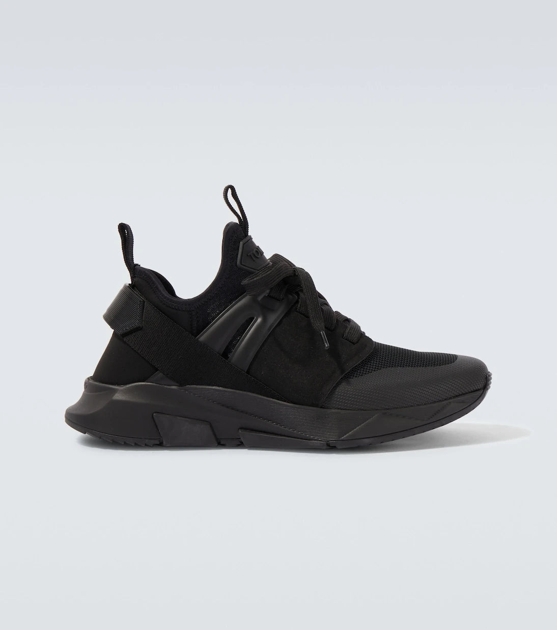 Tom Ford - Jago leather-trimmed sneakers