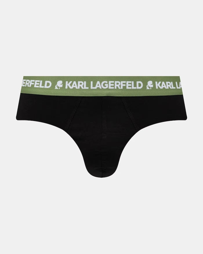 Karl Lagerfeld erkek pamuk elastan slip külot 3'lü
