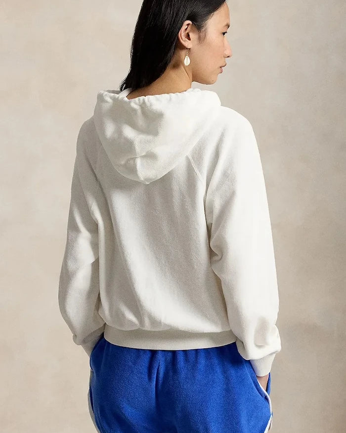 Polo Ralph Lauren kadın pamuklu kapüşonlu sweatshirt