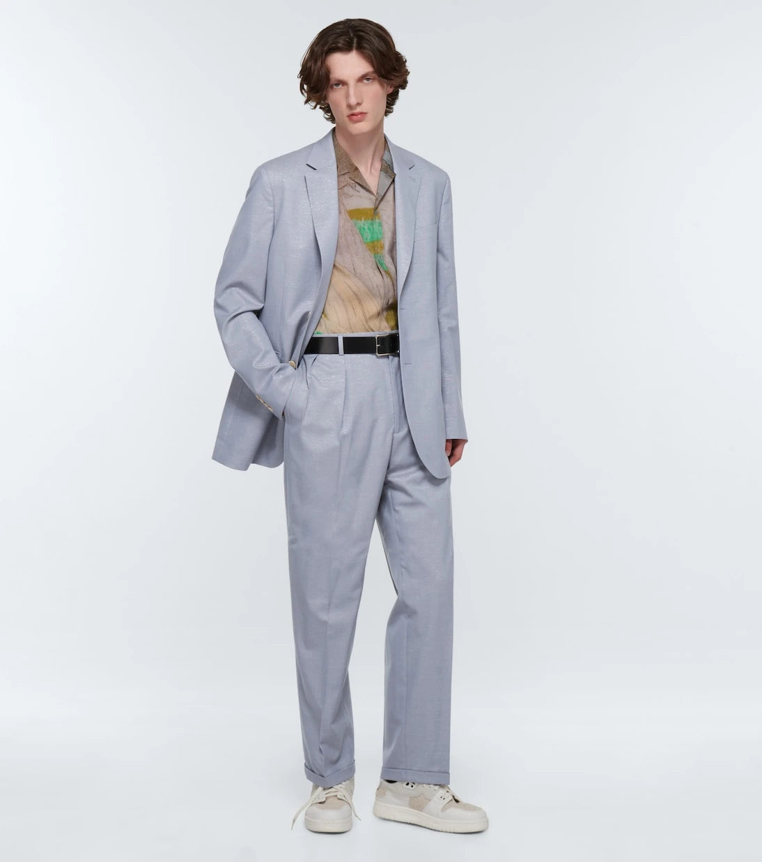 Acne Studios - Tek sıra düğmeli yünlü blazer