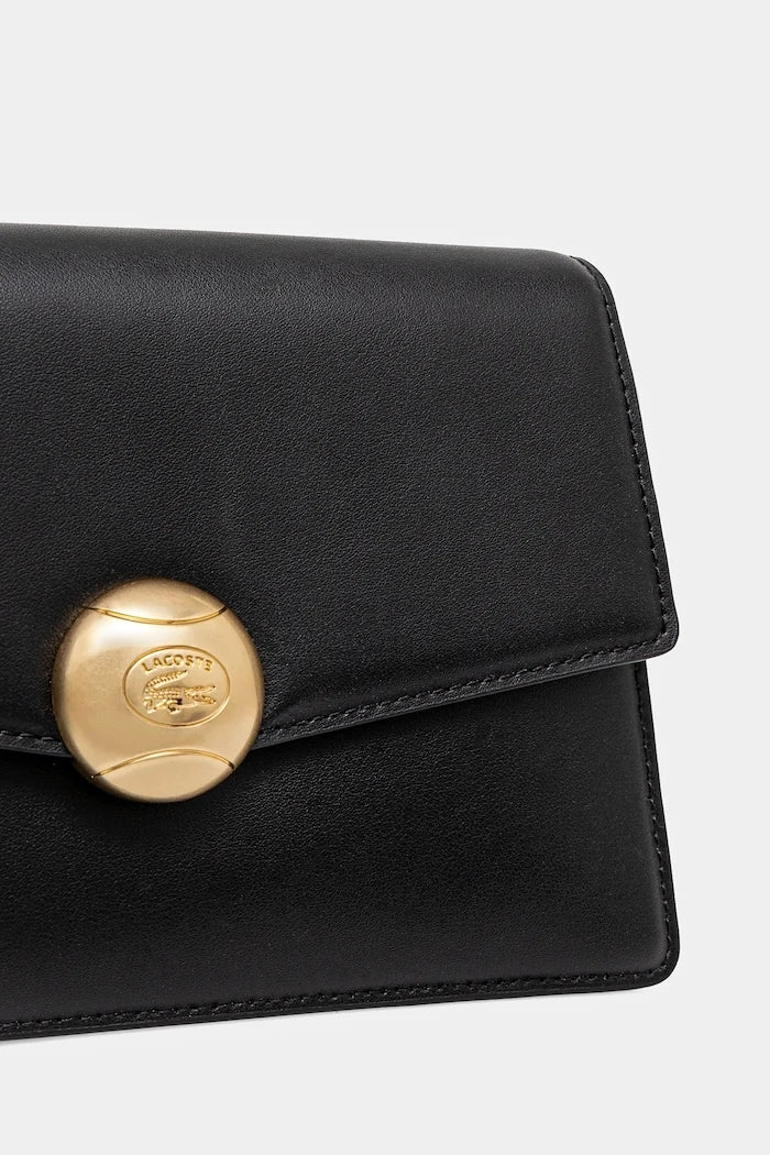 Lacoste Чанта crossbody дамска от кожа