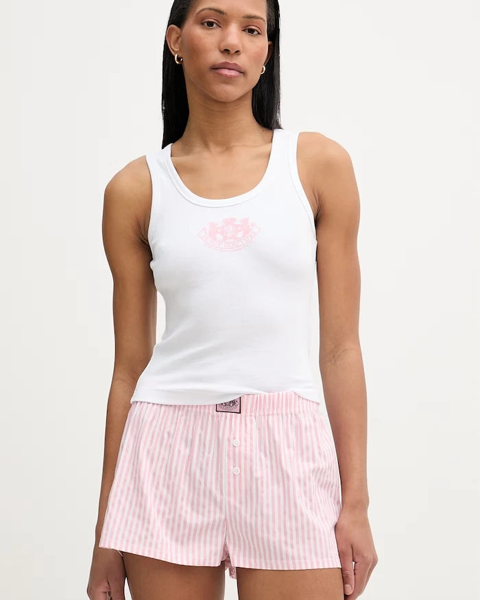 Juicy Couture пижама дамска с памук DOG CREST SET