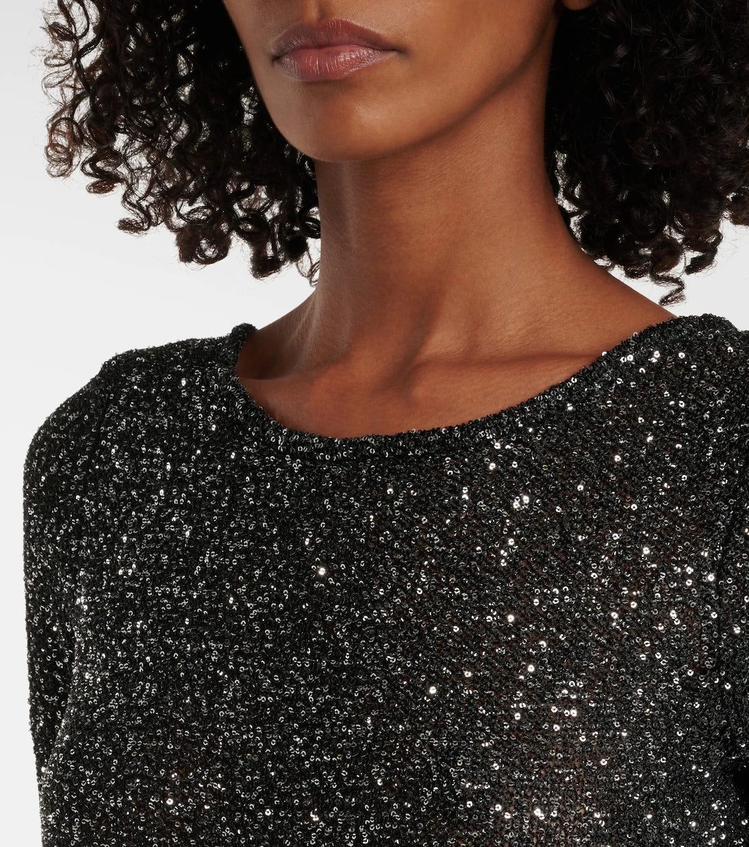 Alessandra Rich - Sequined open-back gown