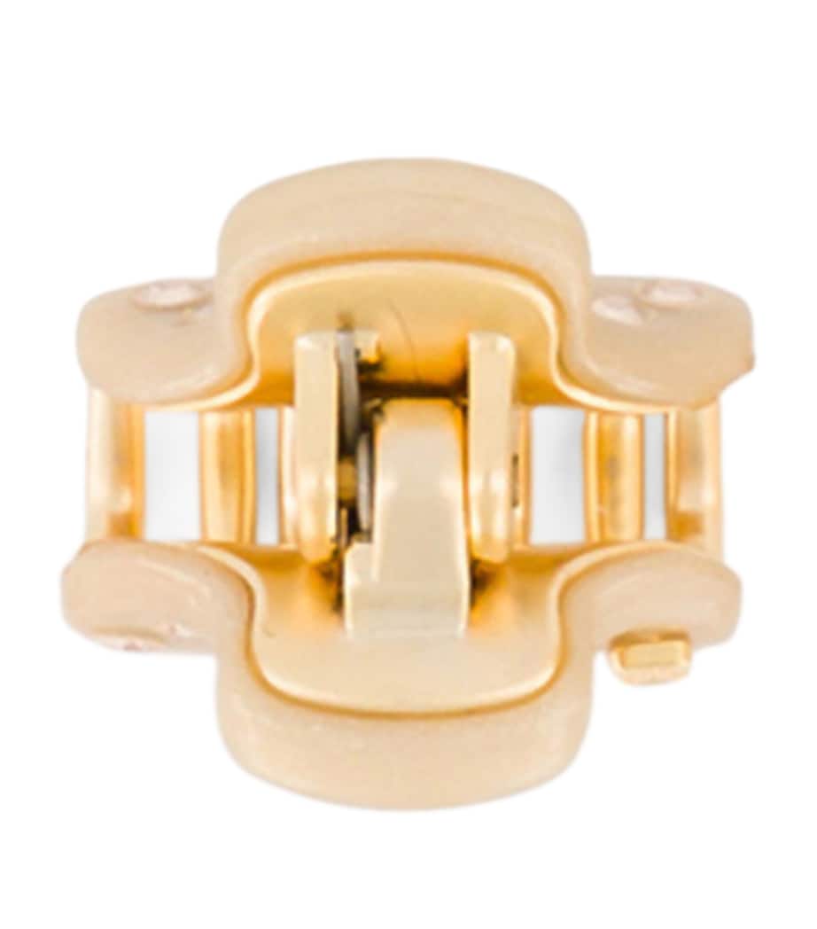 Gold-Plated Mini Claw Hair Clip