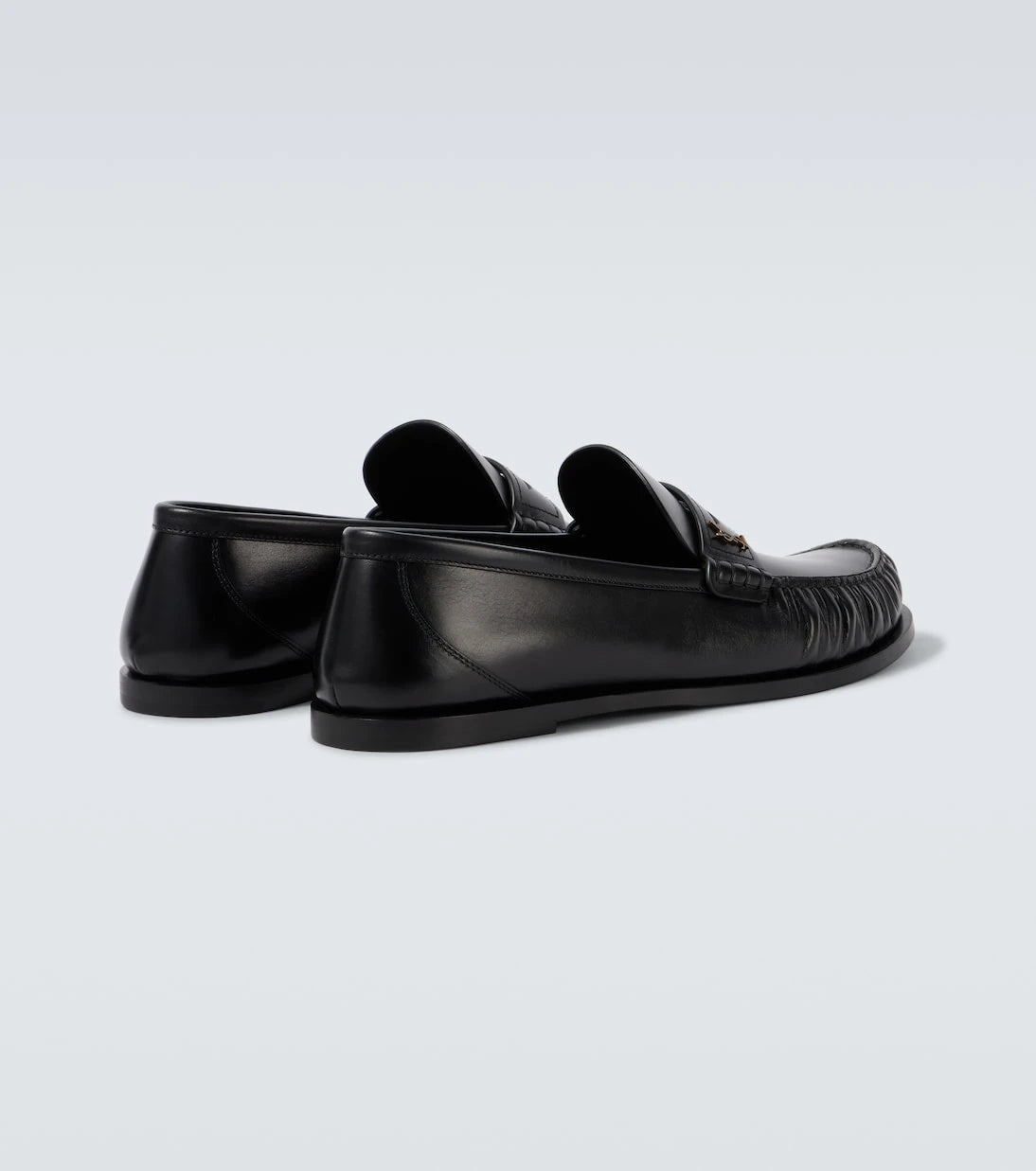 Saint Laurent - Laurent leather penny loafers