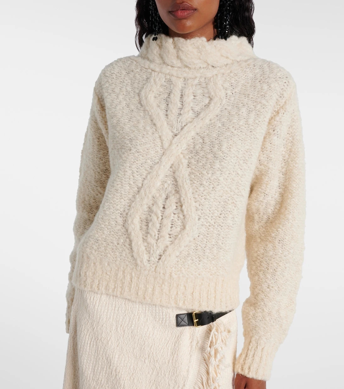 Isabel Marant - Romane cable-knit turtleneck sweater