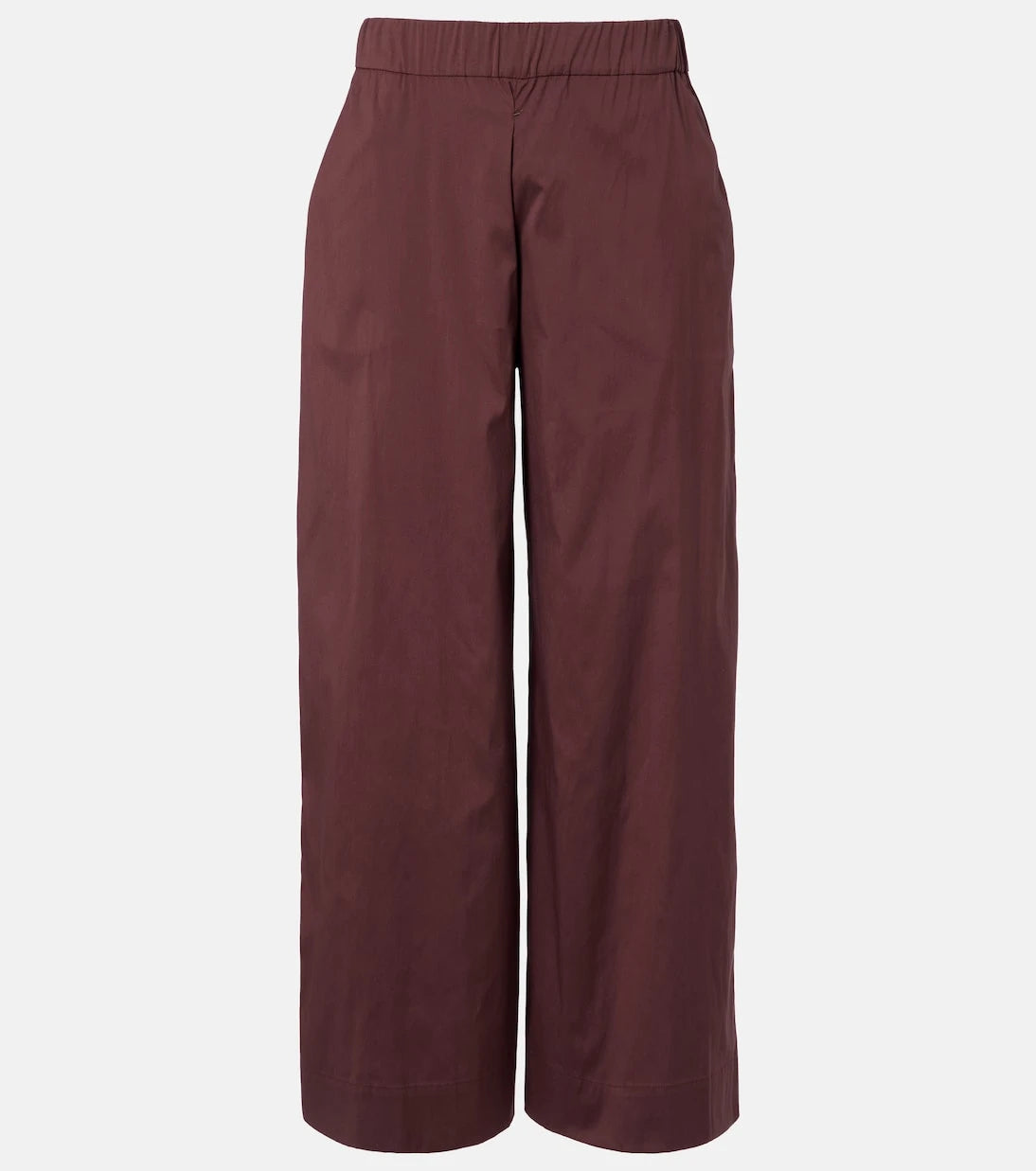 Max Mara - Pece cotton-blend wide-leg pants