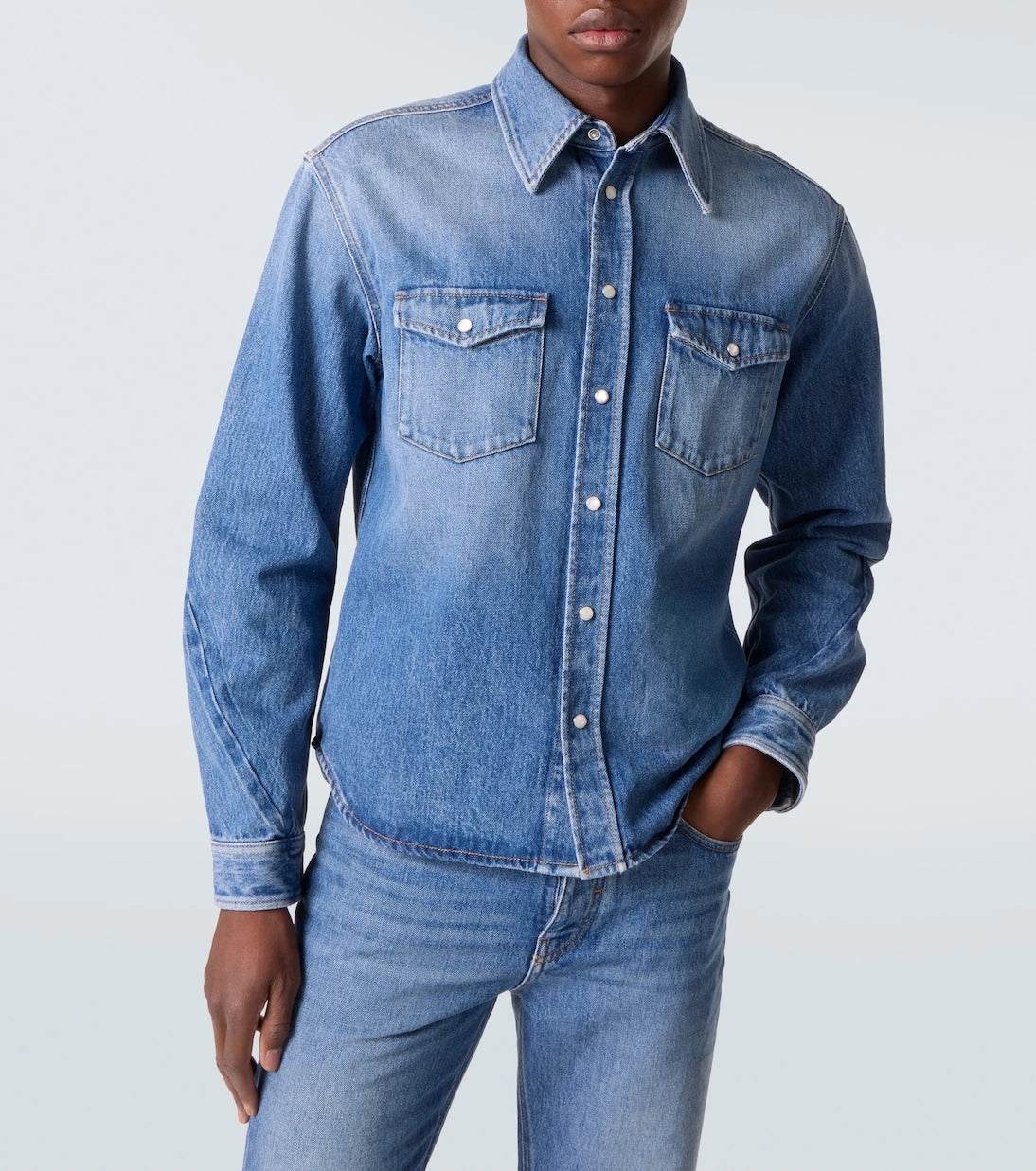 Givenchy - Couture Seam denim shirt