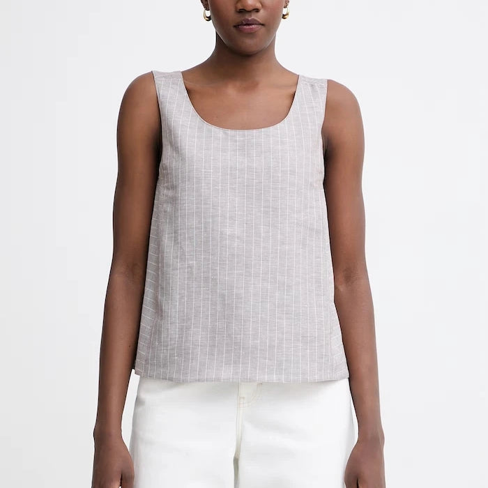 MM by Max Mara блуза дамска с лен CALIGA