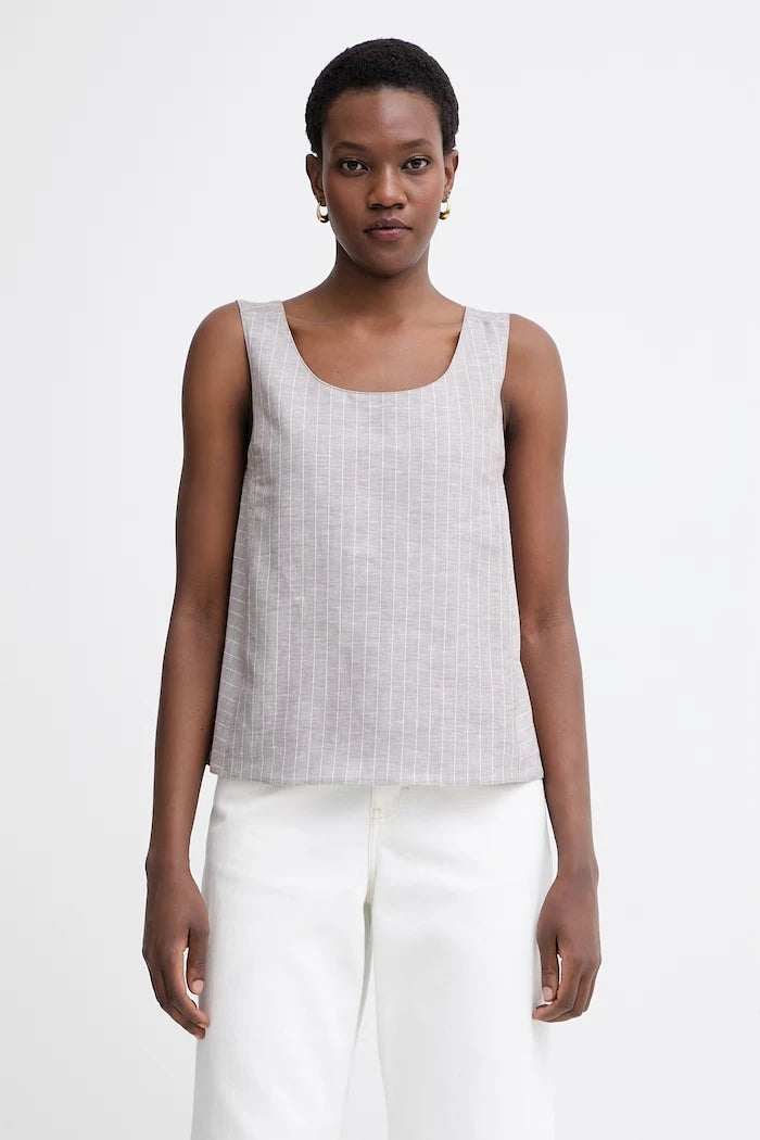 MM by Max Mara блуза дамска с лен CALIGA