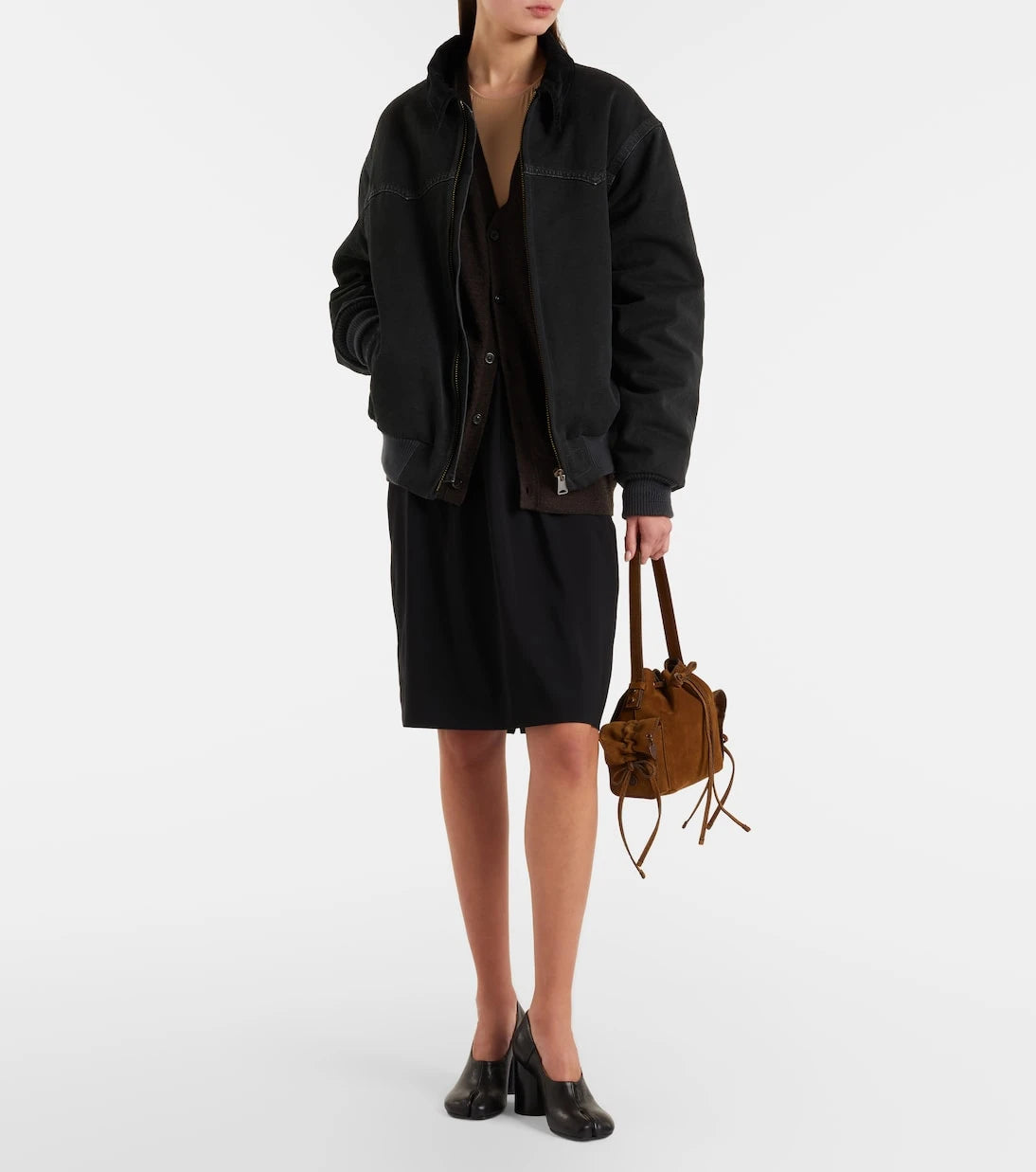 Maison Margiela - Tabi 80 leather pumps