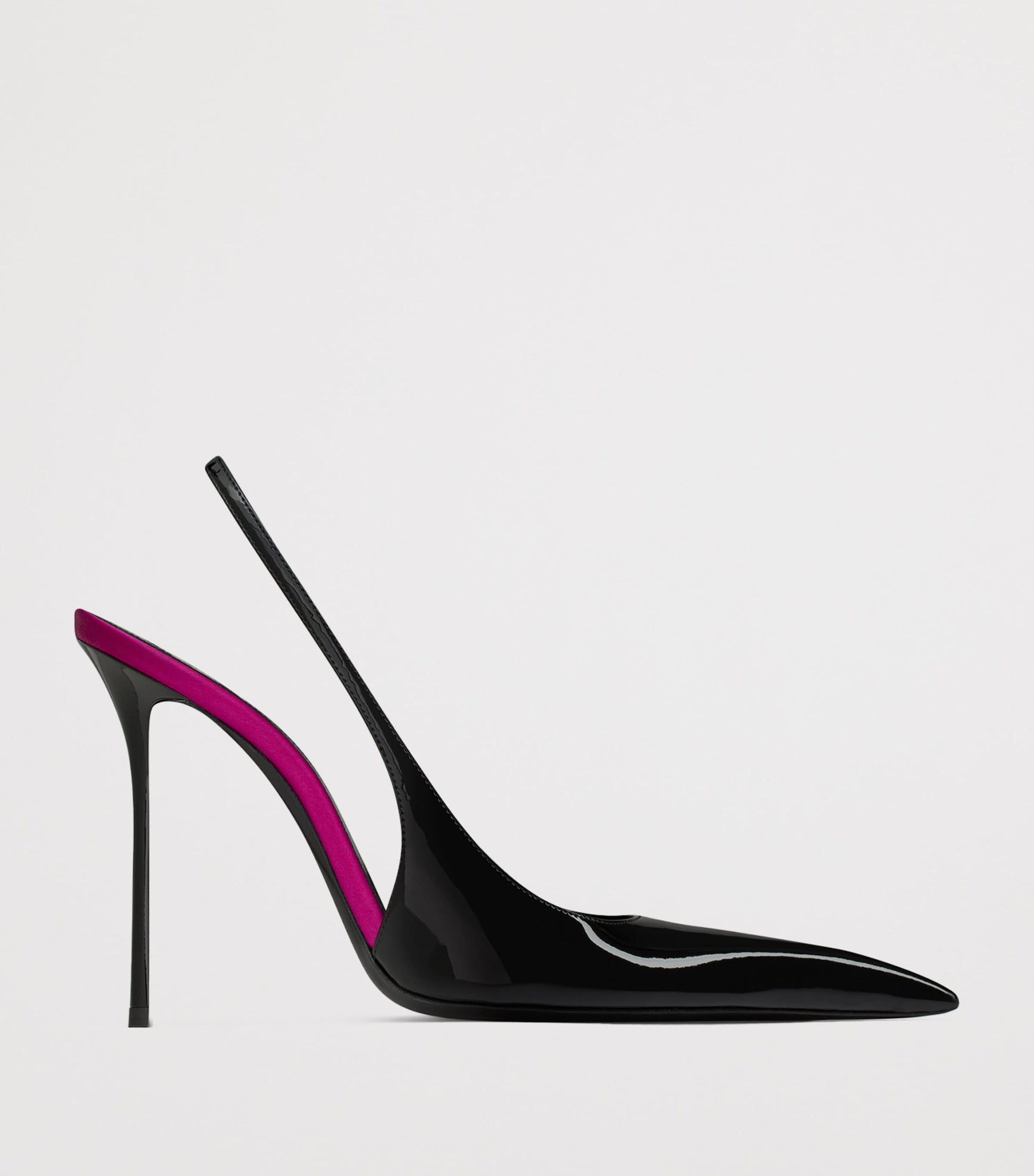 Saint Laurent Patent Leather Amalia Slingback Pumps 110