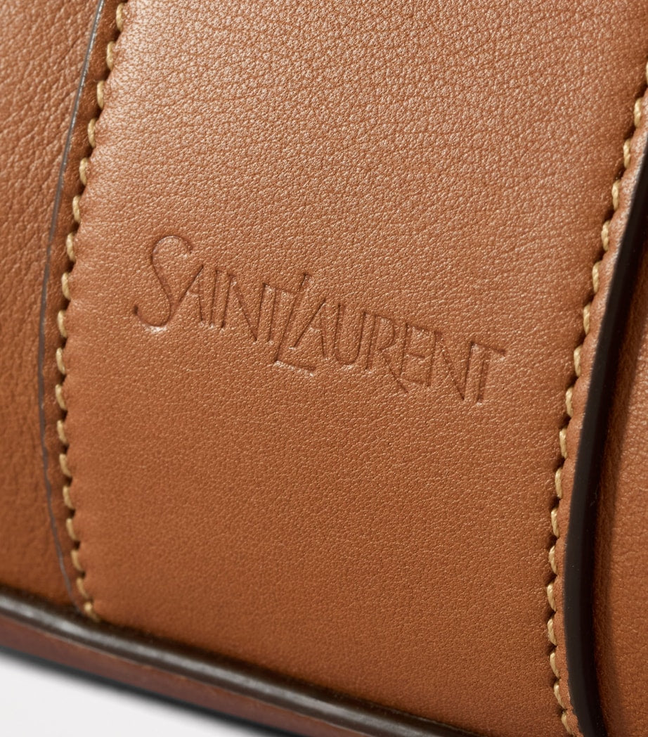 Saint Laurent Red Leather Y Tote Bag