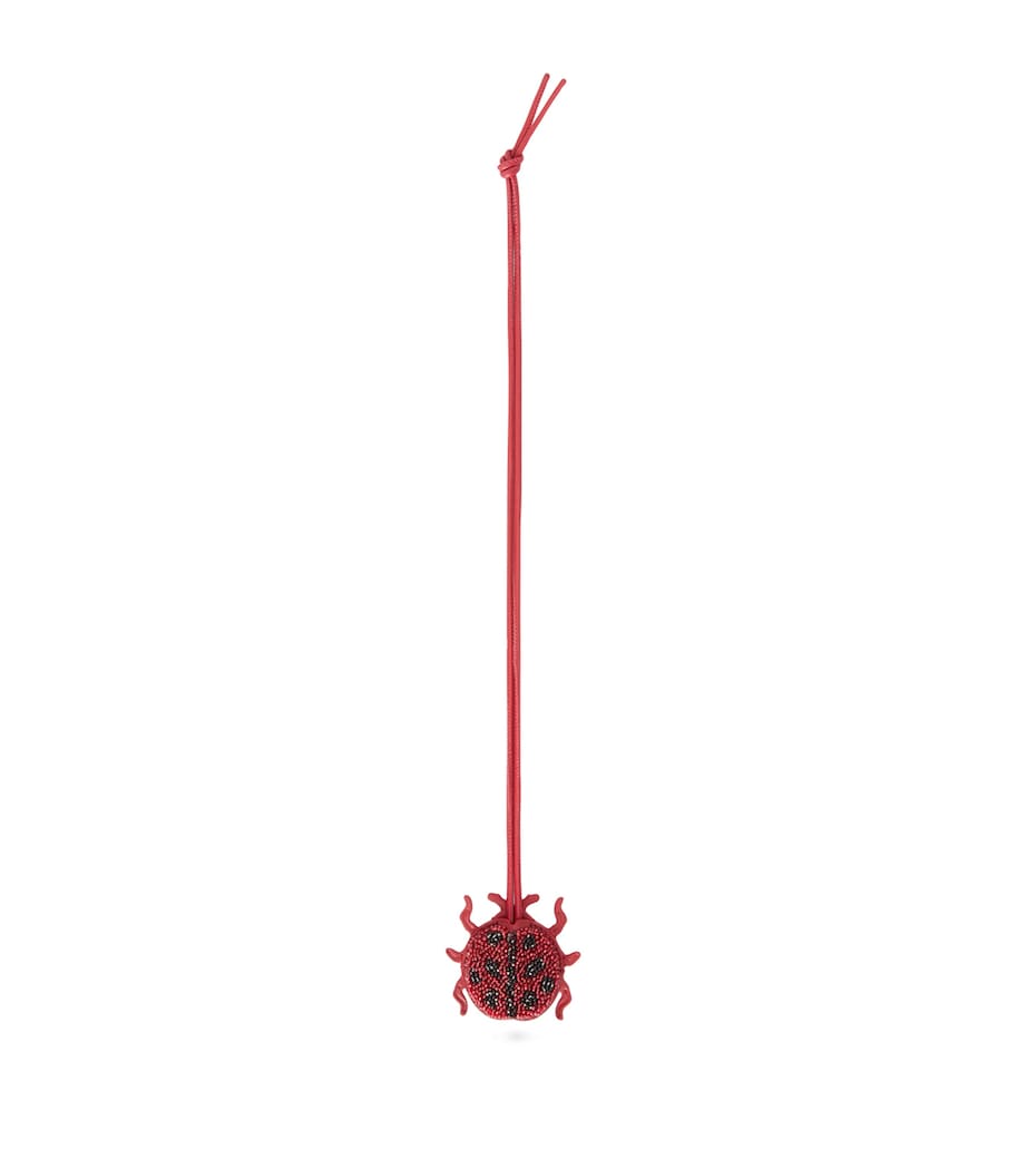 Red Beaded Ladybug Charm