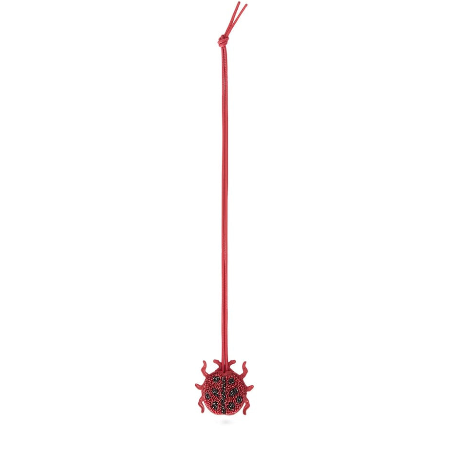 Red Beaded Ladybug Charm