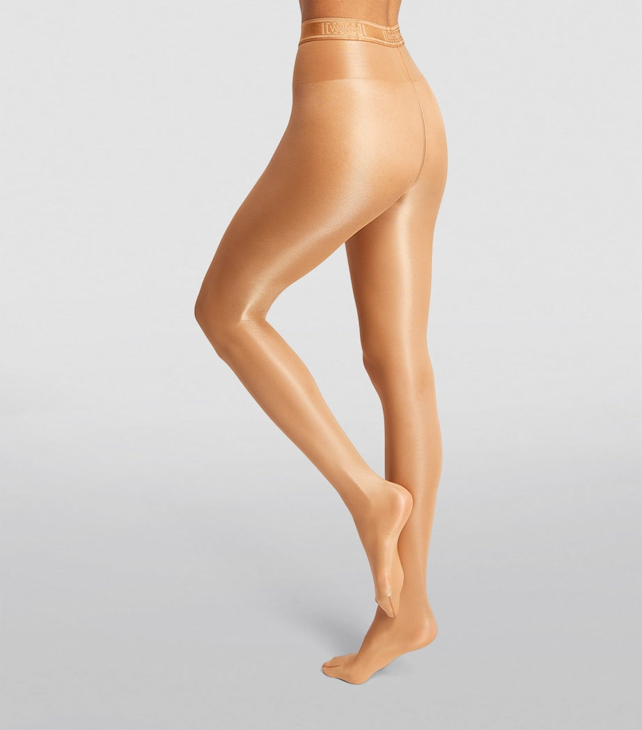 Wolford Beige Synergy 40 Leg Support Tights