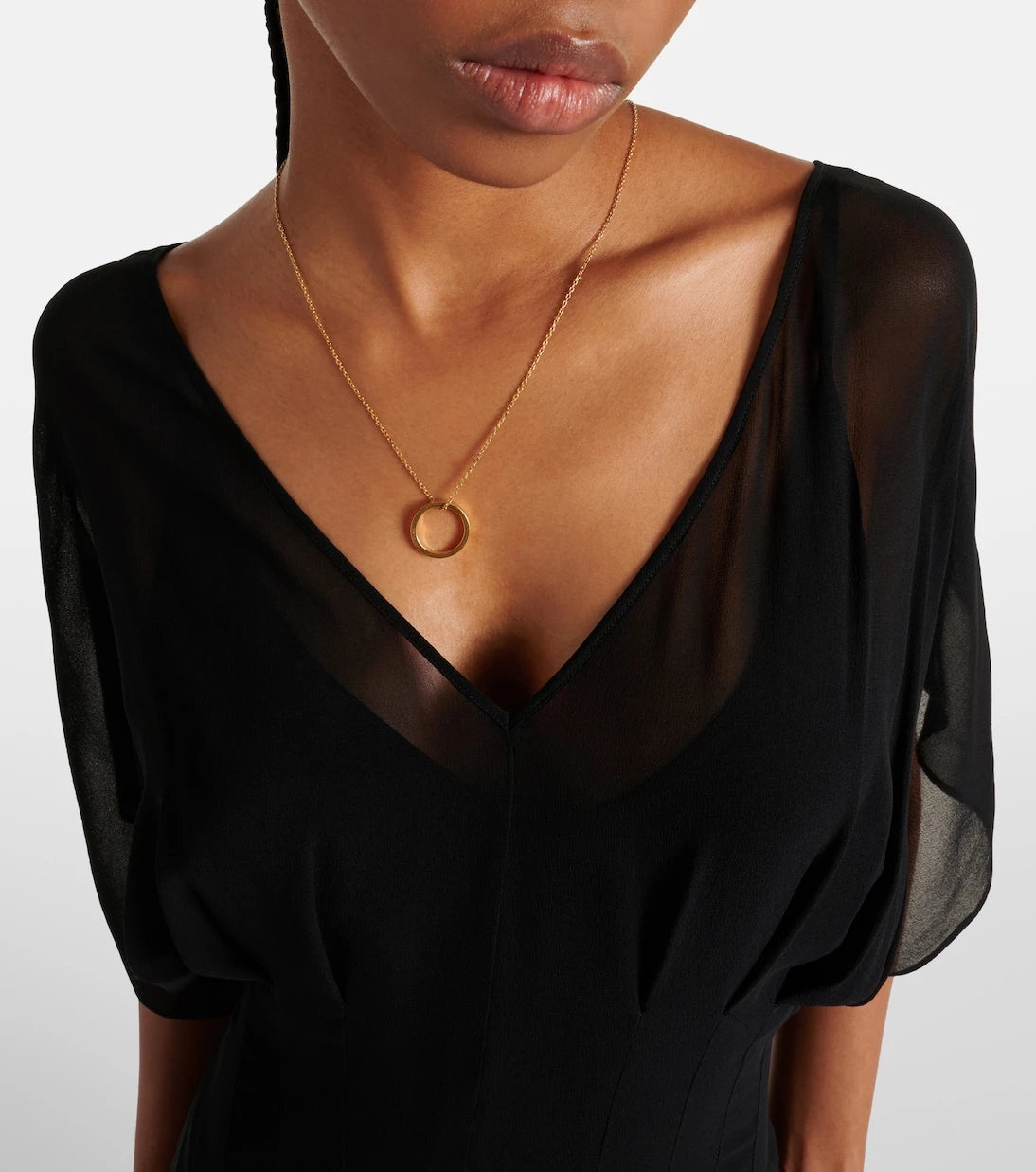 Max Mara - Murge draped silk gown