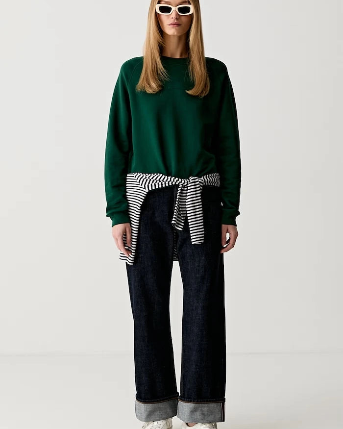 Marc O'Polo kadın pamuklu oversize sweatshirt