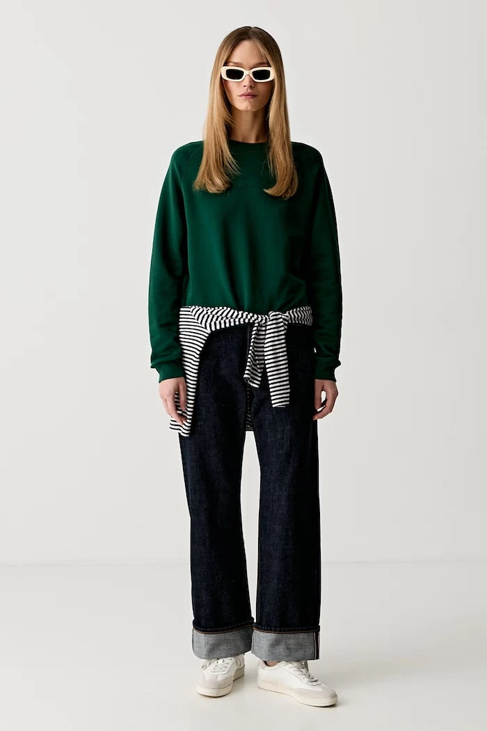 Marc O'Polo kadın pamuklu oversize sweatshirt