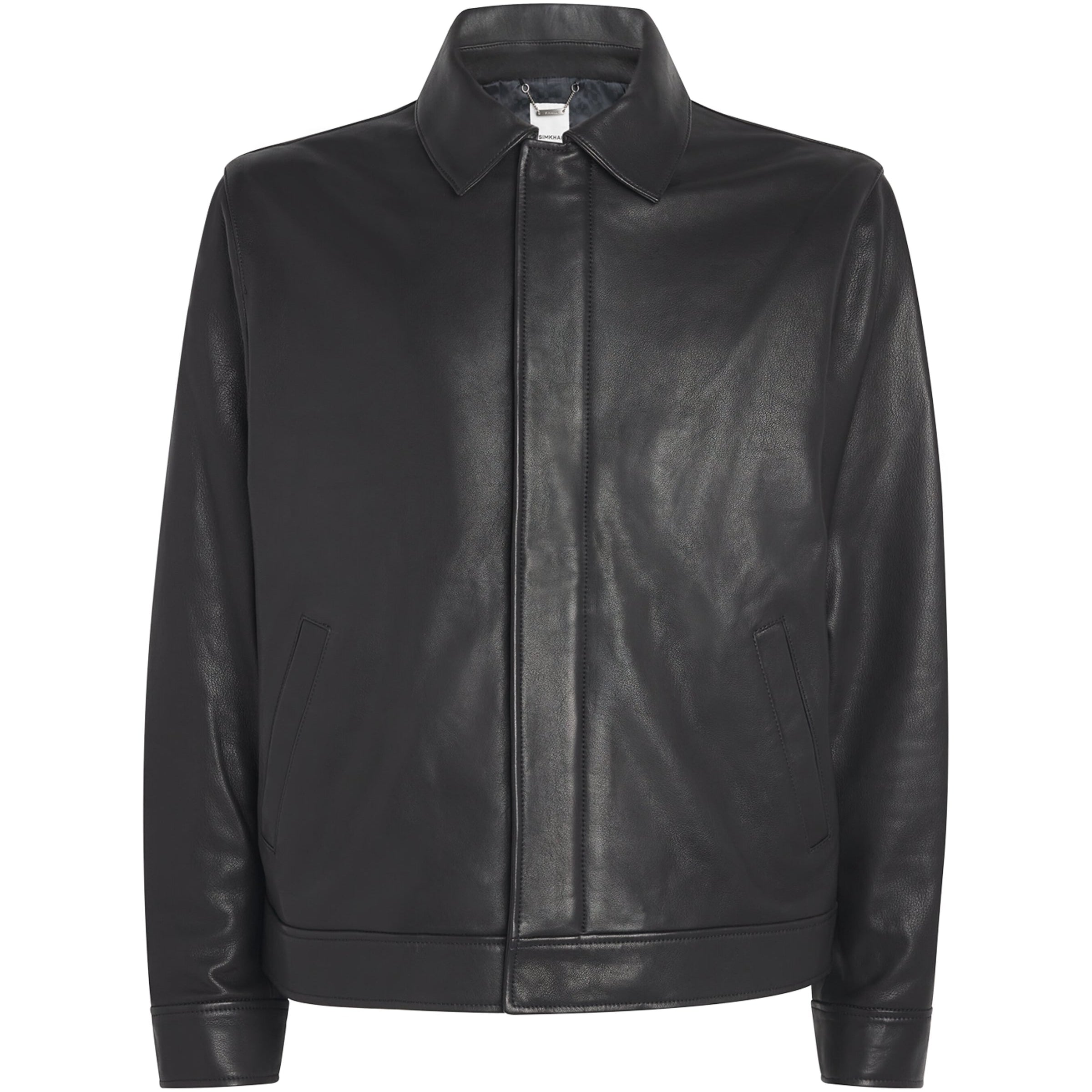 Simkhai Black Leather Landon Jacket