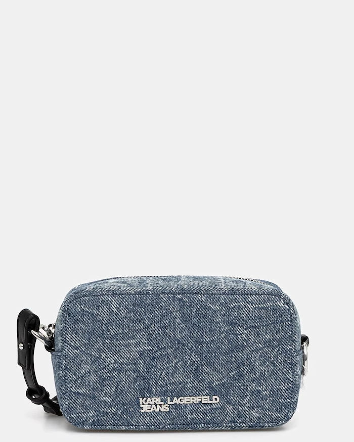Karl Lagerfeld Jeans denim kadın crossbody çanta