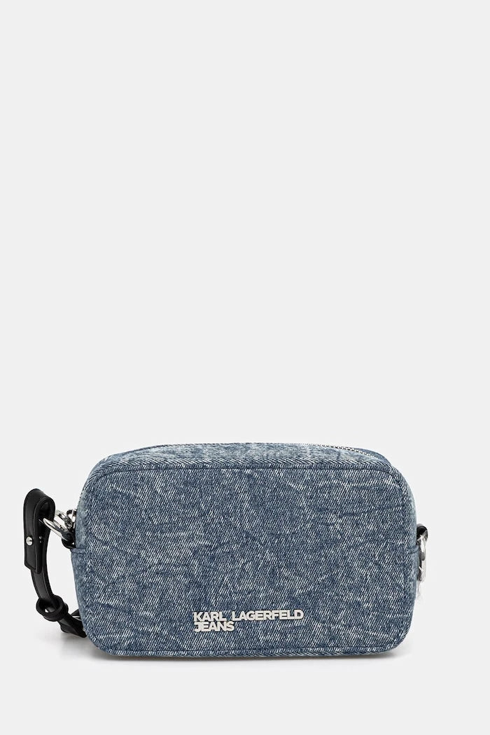 Karl Lagerfeld Jeans denim kadın crossbody çanta