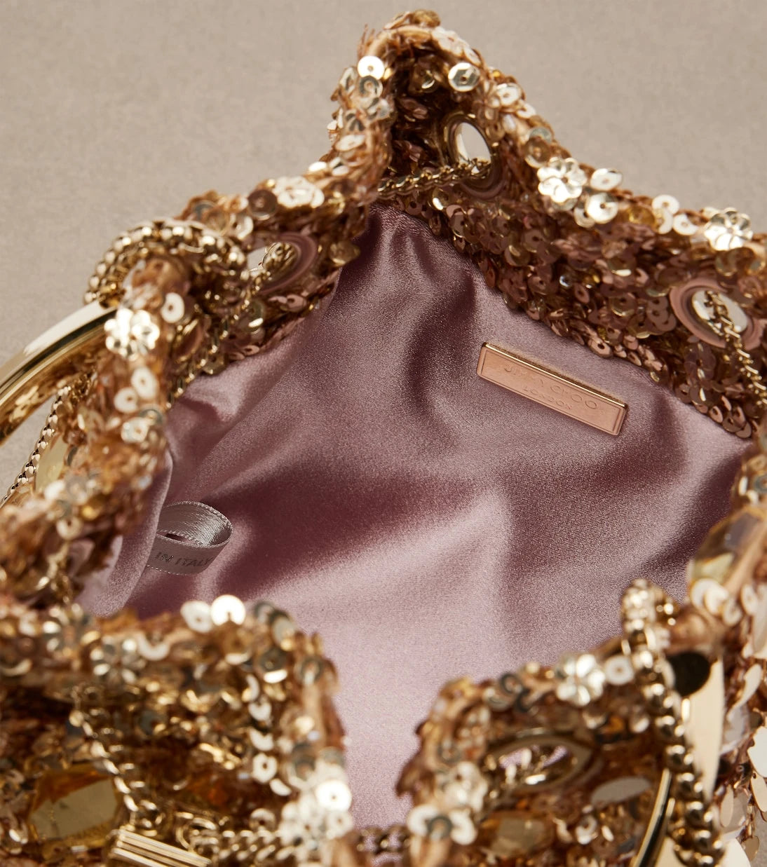 Jimmy Choo - Bon Bon Small embellished bucket bag