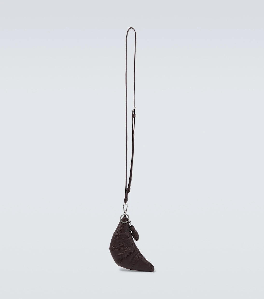 Lemaire - Croissant leather wallet on chain