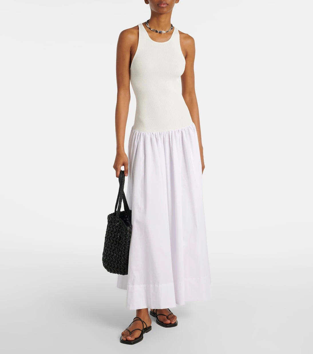 Staud - Yamila gathered maxi dress