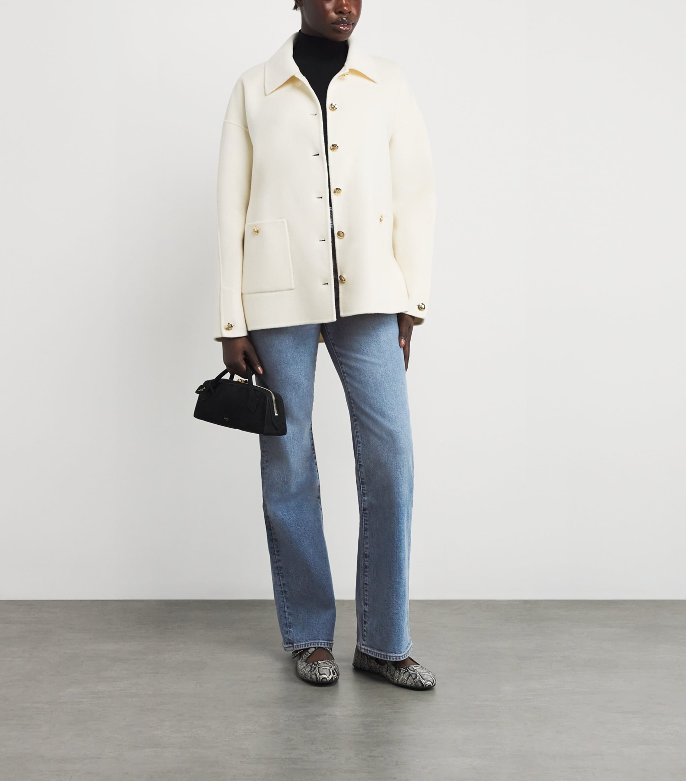 FRAME The Pixie Arrow Bootcut Jeans