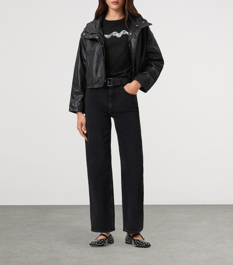 Black Organic Cotton Lisa T-Shirt