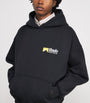 Black Cotton Rhude International Racing Hoodie