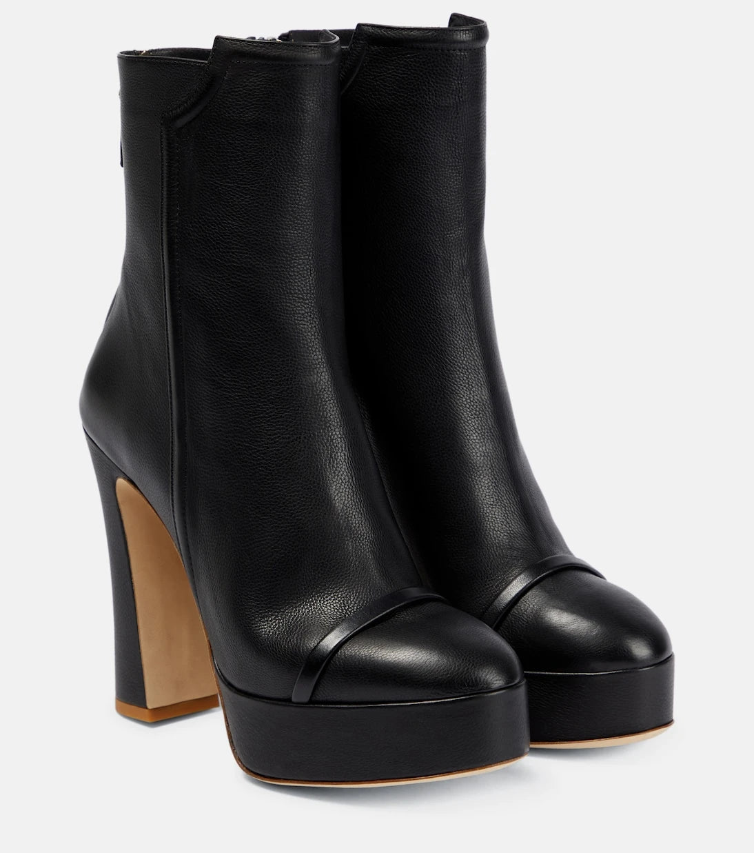 Malone Souliers - Alexa platform leather ankle boots
