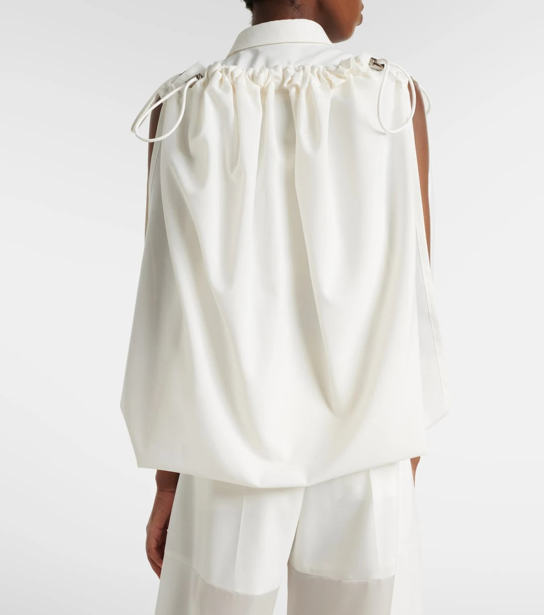 Sacai - قميص بكسرات