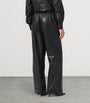 Black Leather Ash Lea Trousers