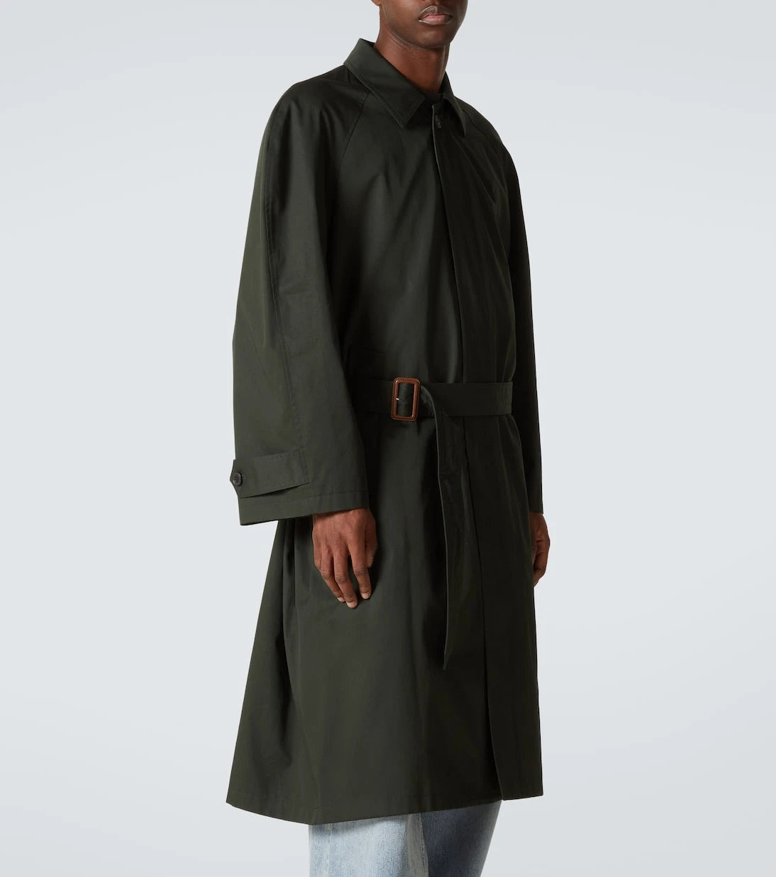 Balenciaga - Belted cotton car coat