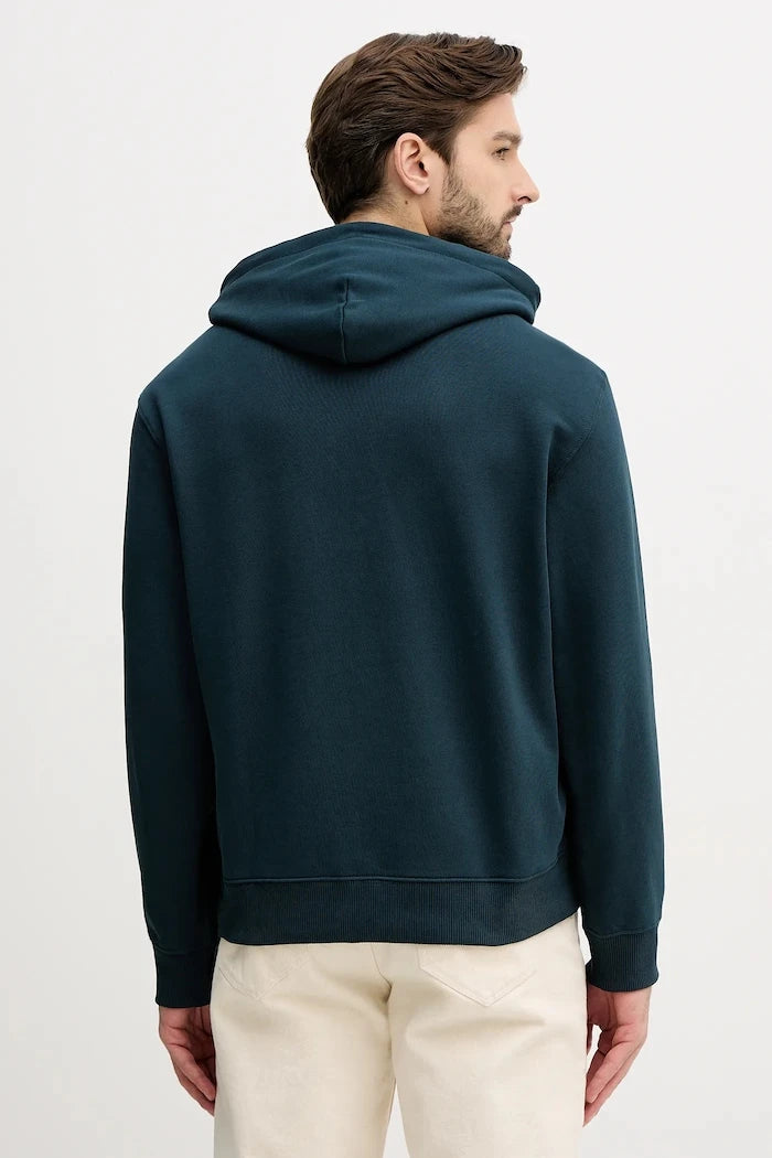 Calvin Klein Jeans erkek pamuklu kapüşonlu sweatshirt