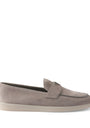 Suede Triangle Loafers