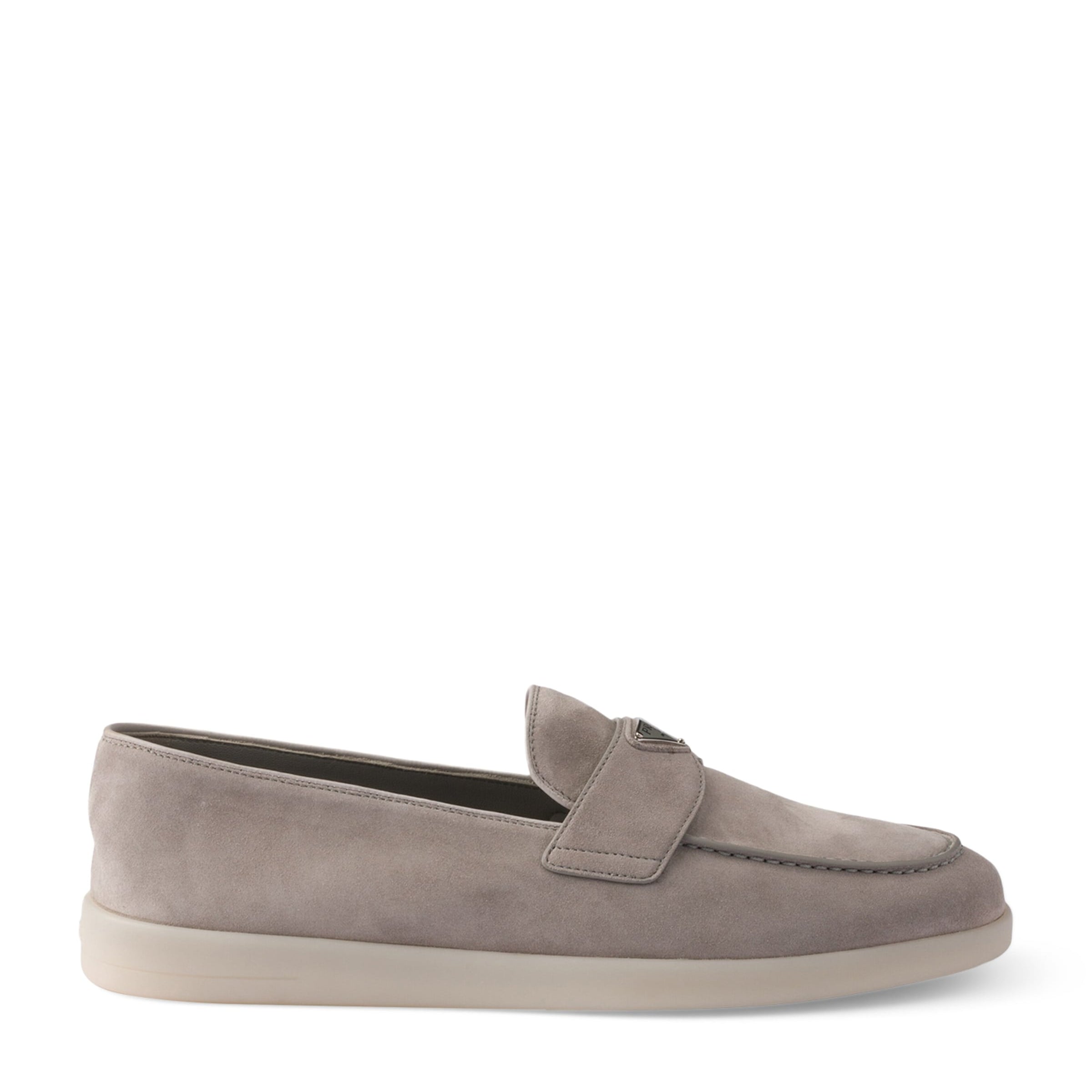 Suede Triangle Loafers
