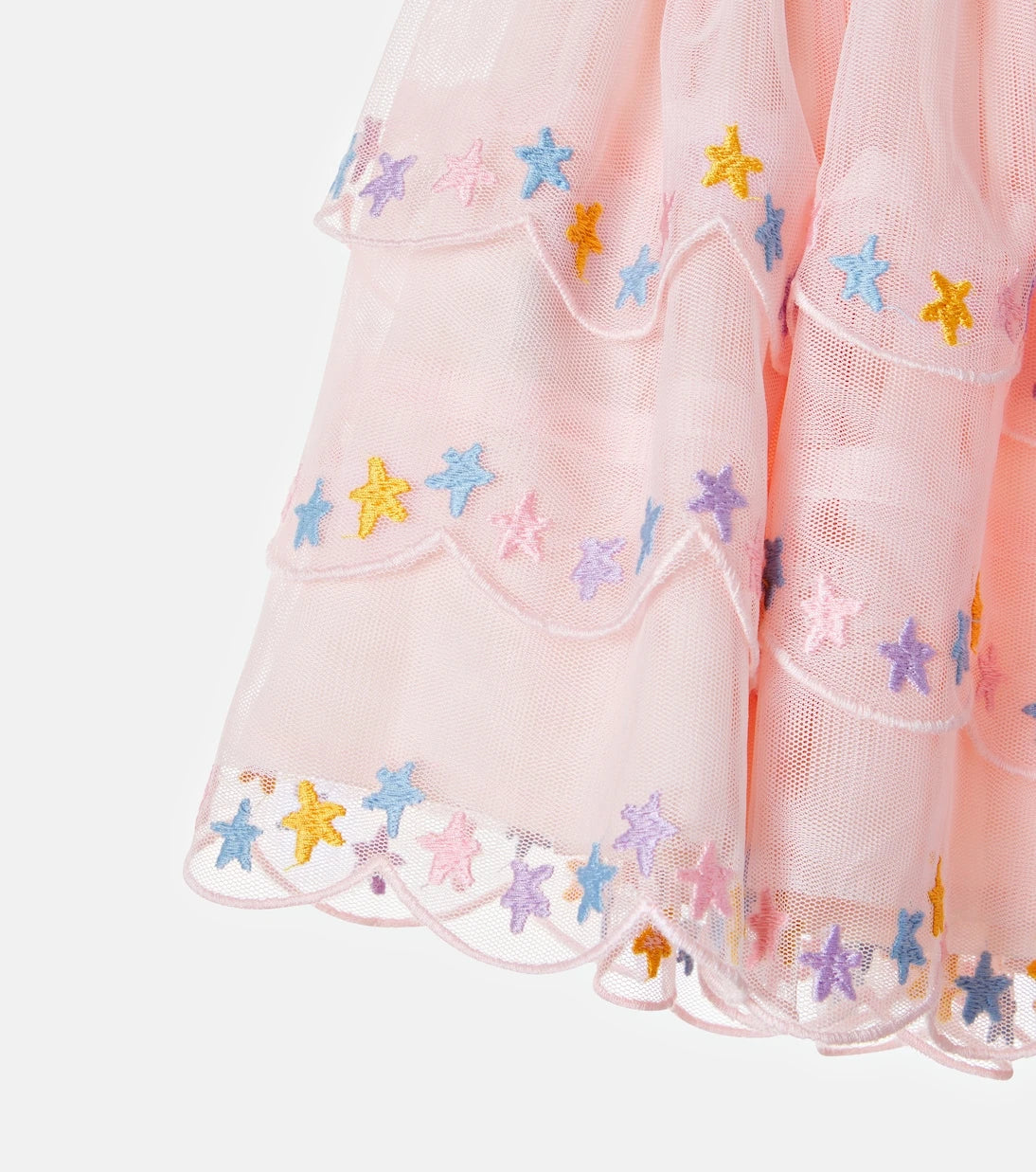 Stella McCartney Kids - تنورة من التول المطرز