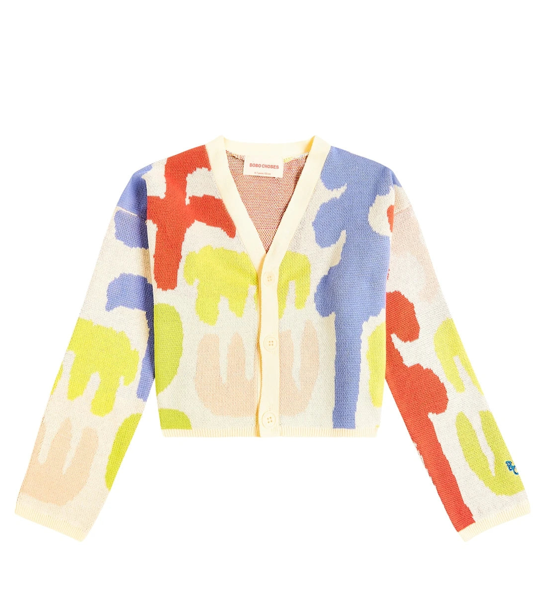 Bobo Choses - Carnival jacquard cotton cardigan