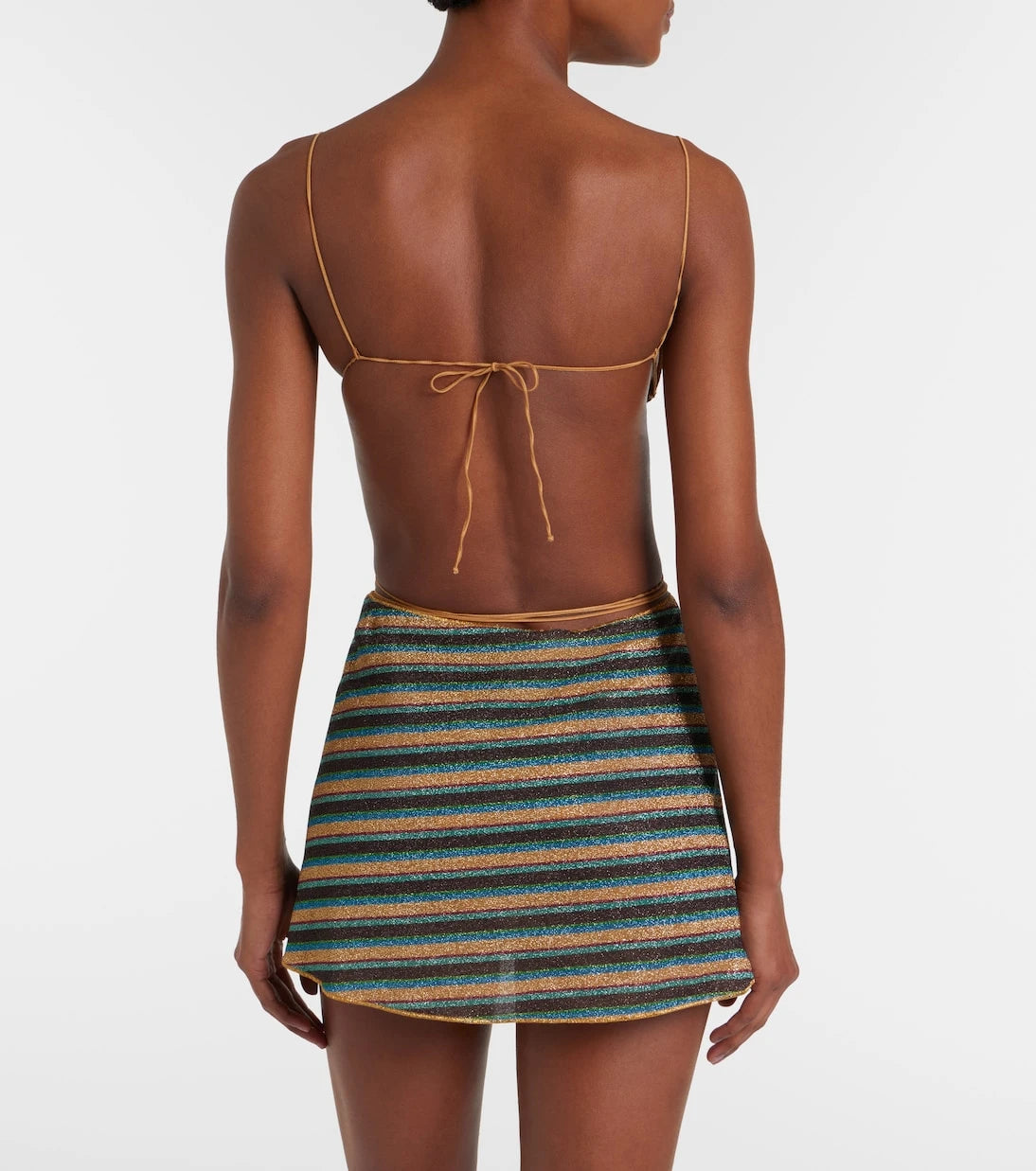 Oséree - Lumière striped wrap skirt