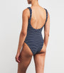Multi Stripe Celine Plunge Swimsuit