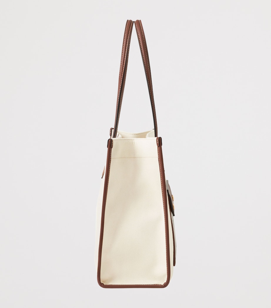 Burberry Beige Medium Canvas Freya Tote Bag