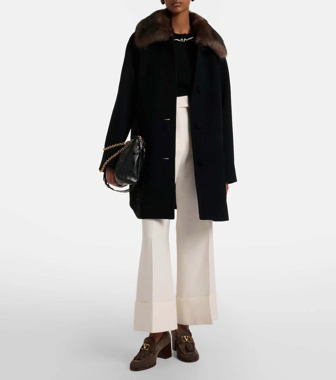 Valentino Garavani - VLogo 60 suede loafer pumps