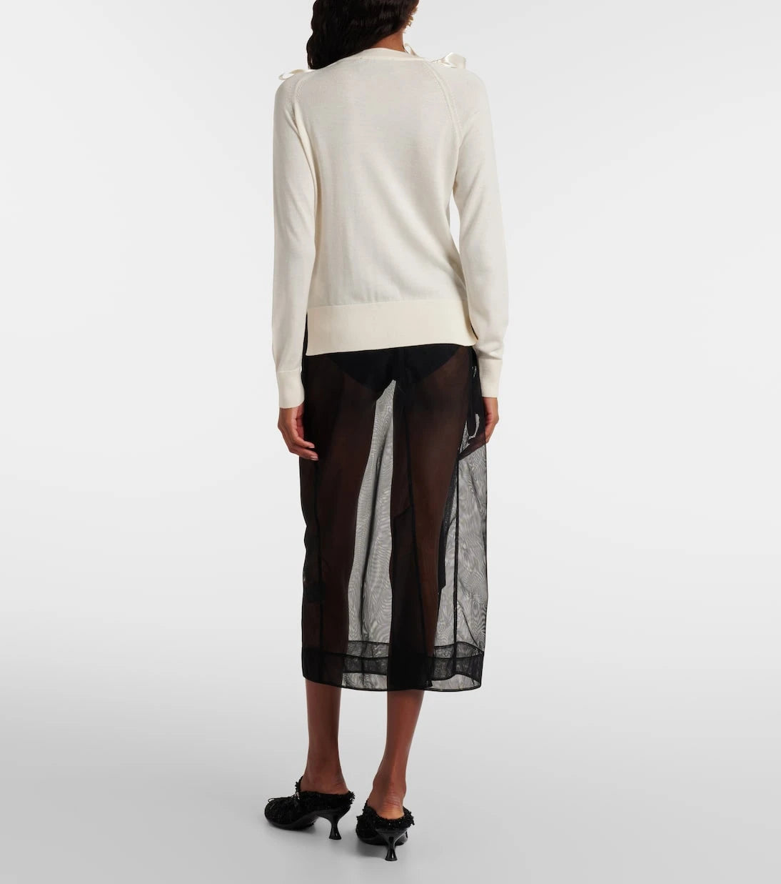 Simone Rocha - Wool and silk cardigan