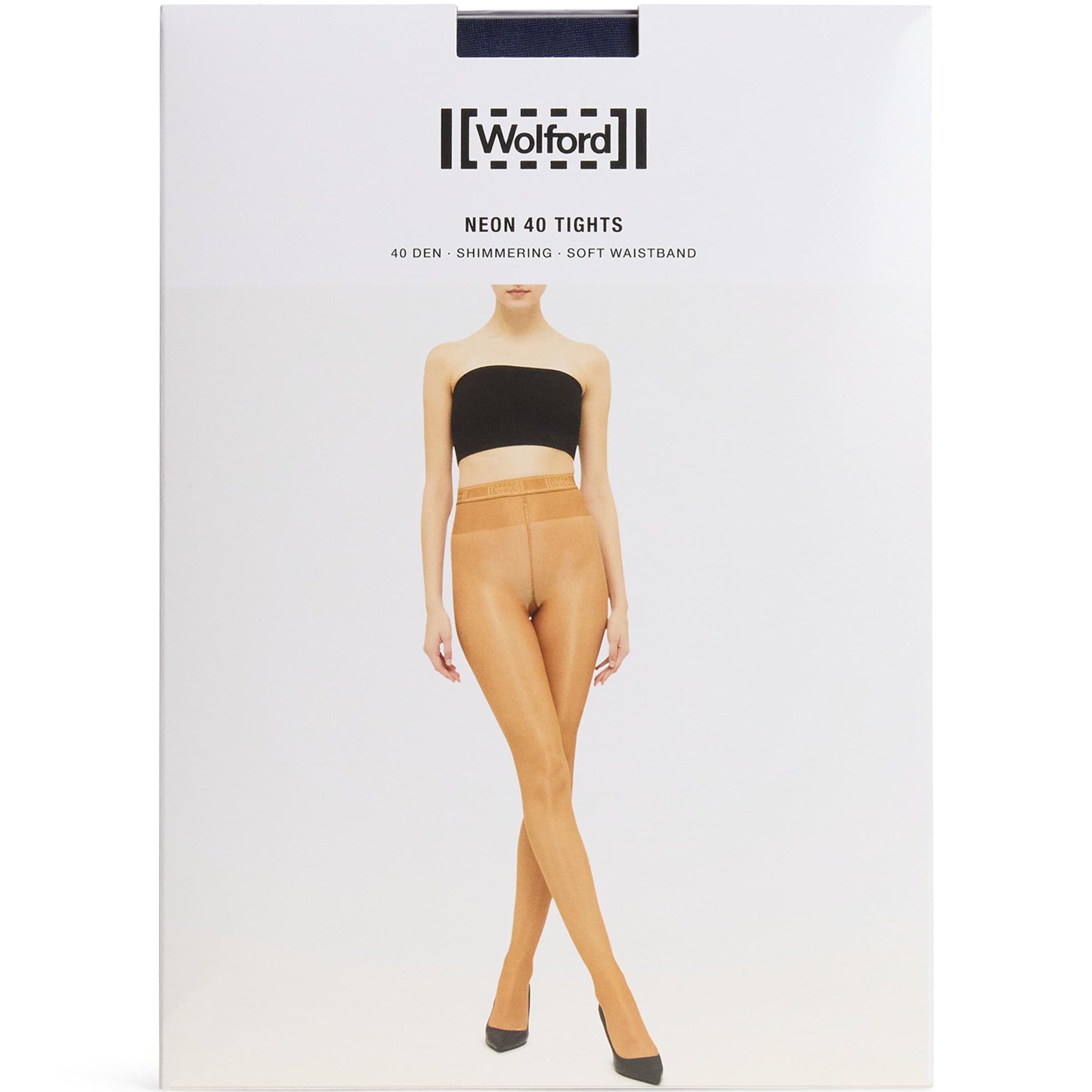 Navy Neon 40 Tights